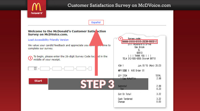 mcdonalds survey