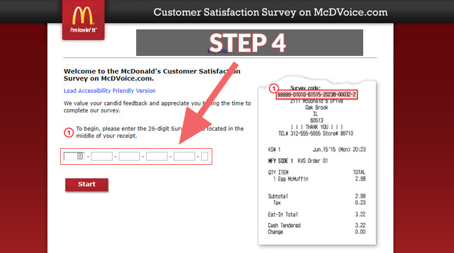 mcdonalds survey